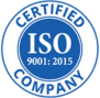 Certified ISO company logo