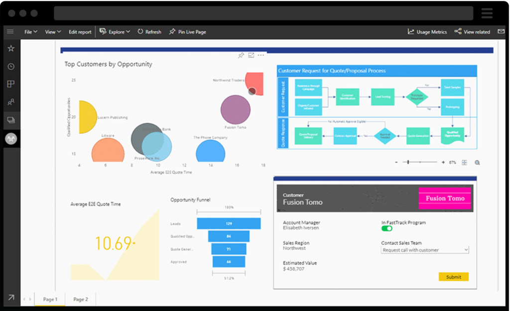 Screenshot of PowerApps