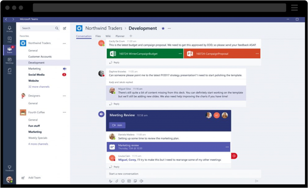 Screenshot of Dynamics 365 for Marketing Feature