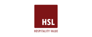 logo dei partner hsl, testo rosso quadrato bianco