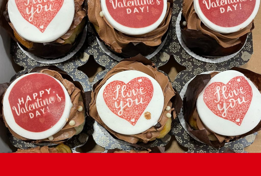 Cupcakes to celebrate this year's Valentines' Day!